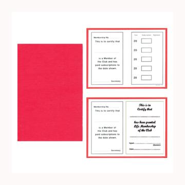 Linen Membership Cards - Various